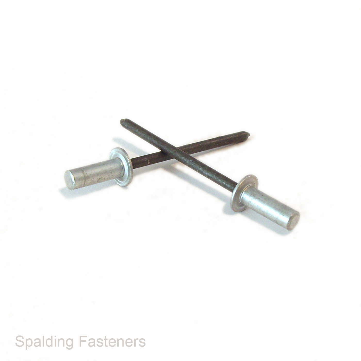 BOX OF 100) Alumnum Pop Rvets 1/8" DA Dome Head Blnd Gap Range - Foto 8